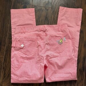 Yoneda AK Golf Red and White Striped Pants